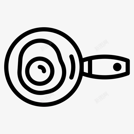 锅烹饪煎蛋图标svg_新图网 https://ixintu.com 家具 烹饪 煎蛋 煎锅 营养 锅