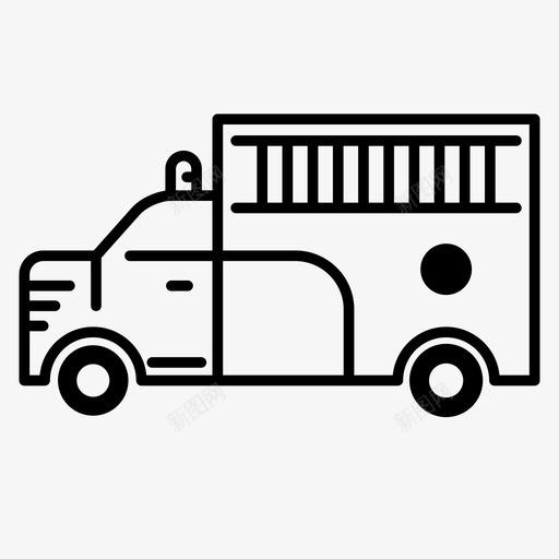 消防车急救车消防员图标svg_新图网 https://ixintu.com 急救车 消防员 消防车 消防队