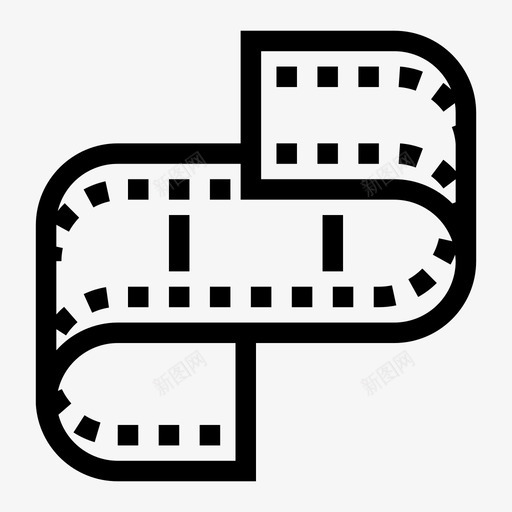 电影录像电视图标svg_新图网 https://ixintu.com 录像 电影 电视