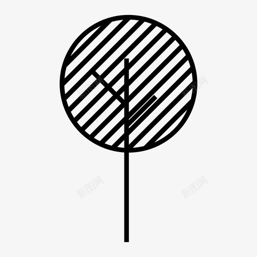树木森林园艺图标svg_新图网 https://ixintu.com 园艺 景观 树木 森林 简约主义概述