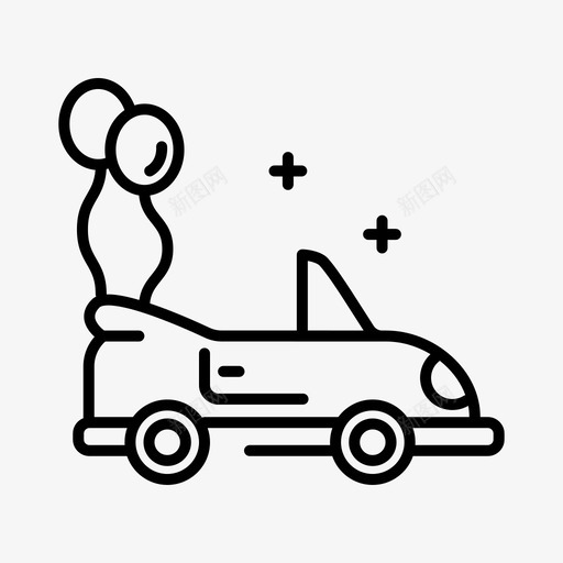 婚车庆典情侣图标svg_新图网 https://ixintu.com 婚礼庆典线图标集 婚车 庆典 情侣 浪漫 结婚