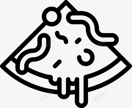 披萨片烹饪吃图标svg_新图网 https://ixintu.com 厨房 吃 披萨片 漂亮食品卷1大纲 烹饪 食物 餐