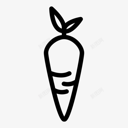 胡萝卜吃吃素图标svg_新图网 https://ixintu.com 吃 吃素 胡萝卜 饮料