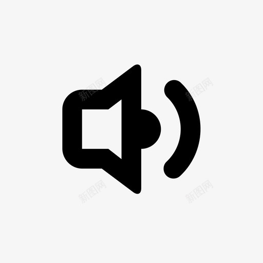 降低音量音乐扬声器图标svg_新图网 https://ixintu.com 扬声器 键盘 降低音量 音乐