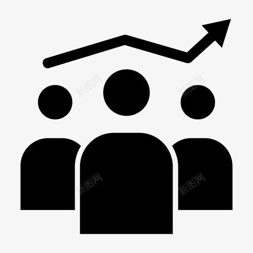 团队业务互动图标svg_新图网 https://ixintu.com 业务 互动 办公室 团队 工作