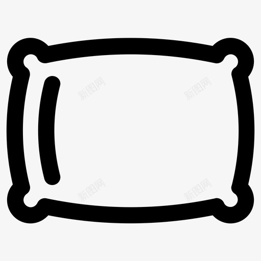 枕头卧室梦图标svg_新图网 https://ixintu.com 休息 卧室 枕头 梦 睡觉