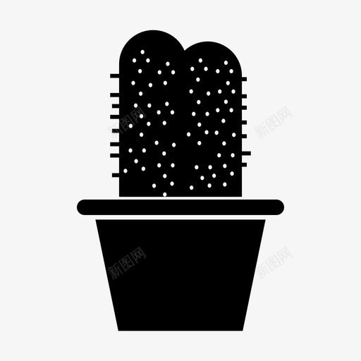 仙人掌植物学植物图标svg_新图网 https://ixintu.com 仙人掌 仙人掌雕文 刺 植物 植物学 热带