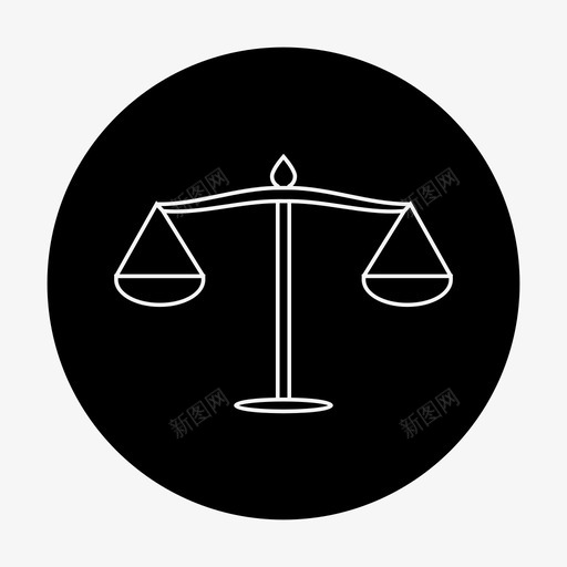 正义尺度公平诚实图标svg_新图网 https://ixintu.com 公平 正义圈 正义尺度 法律 诚实 陪审团