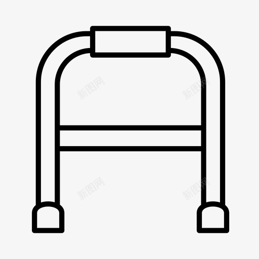 步行架老年护理医生图标svg_新图网 https://ixintu.com 保健 医生 医疗 医院 步行架 老年护理