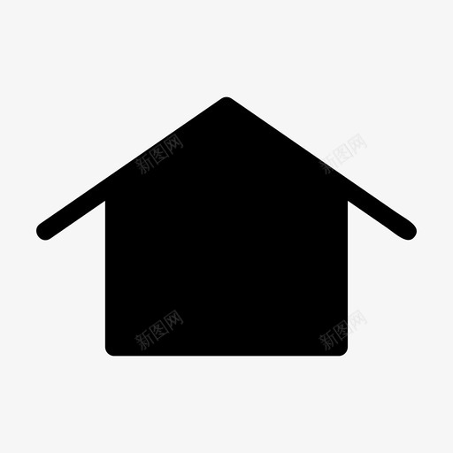 房子起居室房地产图标svg_新图网 https://ixintu.com 房地产 房子 房间 起居室