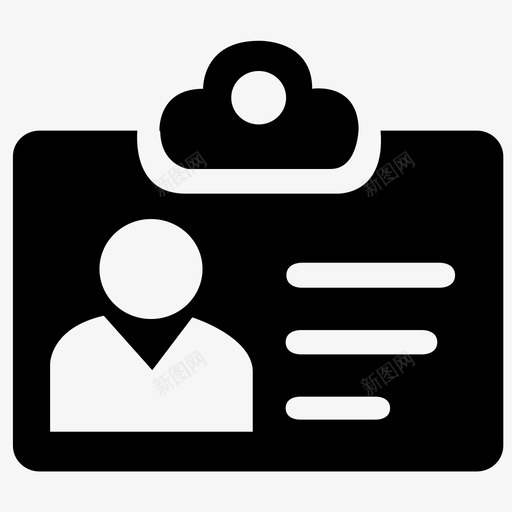 就诊人就诊卡svg_新图网 https://ixintu.com 就诊人就诊卡