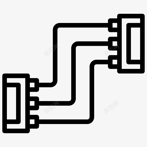 拉绳健身健身房图标svg_新图网 https://ixintu.com 体育 健身 健身房 拉绳 运动