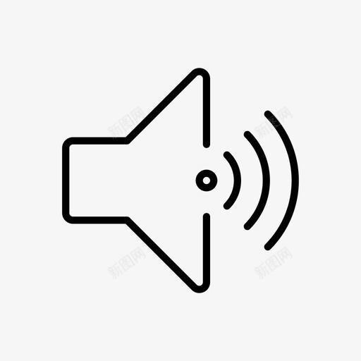 音响系统物联网扬声器无线图标svg_新图网 https://ixintu.com 扬声器 无线 音响系统物联网