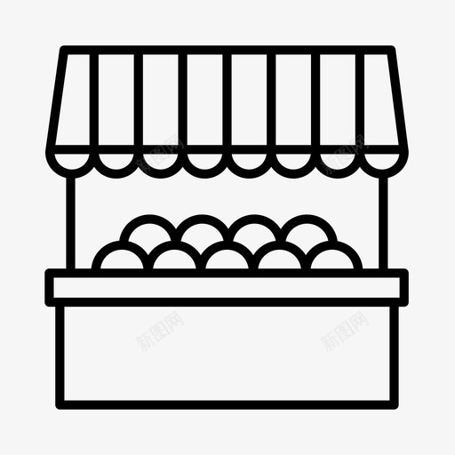 市场商业水果店图标svg_新图网 https://ixintu.com 商业 市场 水果店 购物 超市 零售