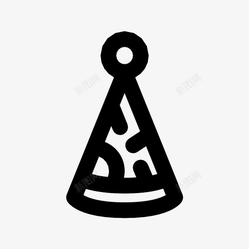 生日帽庆典帽子图标svg_新图网 https://ixintu.com 帽子 庆典 生日帽