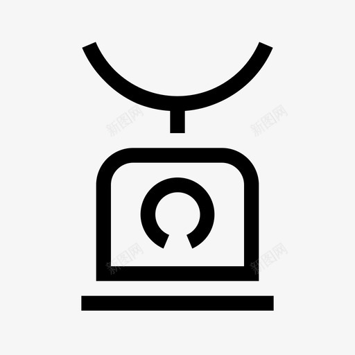厨房秤重量重量秤图标svg_新图网 https://ixintu.com 几何秤 厨房秤 重量 重量秤