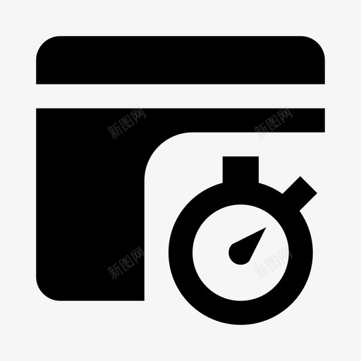 速度测试诊断页面图标svg_新图网 https://ixintu.com solid webmobiledev2 窗口 诊断 速度测试 页面