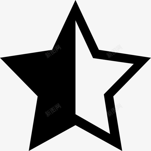 半星svg_新图网 https://ixintu.com 半星