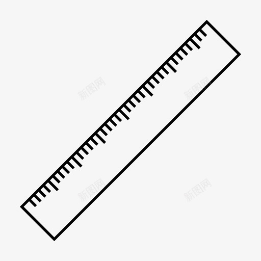 尺线学校图标svg_新图网 https://ixintu.com 学习 学校 尺 直 线