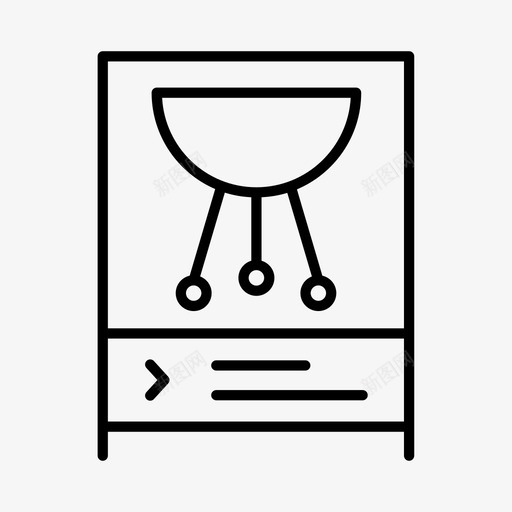 野餐区烧烤区中央公园图标svg_新图网 https://ixintu.com 中央公园 娱乐 户外 烧烤区 野餐区