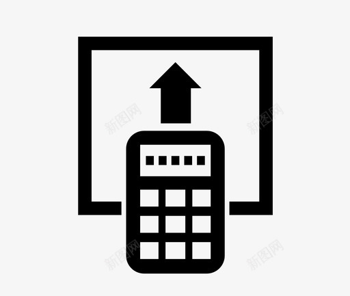预算会计计算器商业经济学图标svg_新图网 https://ixintu.com 商业经济学 计算器 预算会计