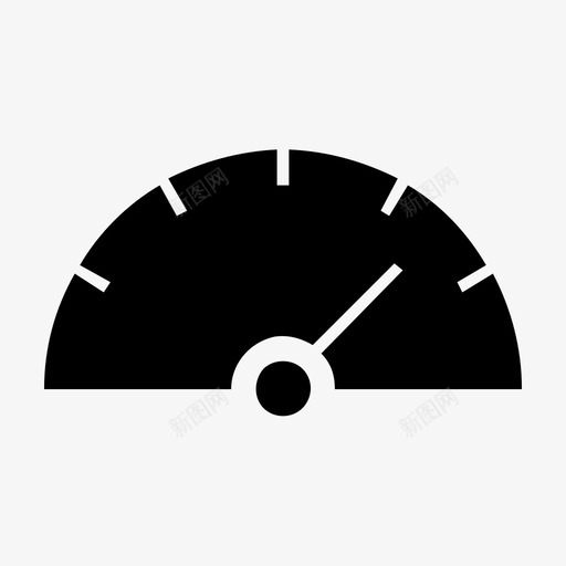车速表汽车表盘图标svg_新图网 https://ixintu.com 仪表 性能 汽车 表盘 车速表