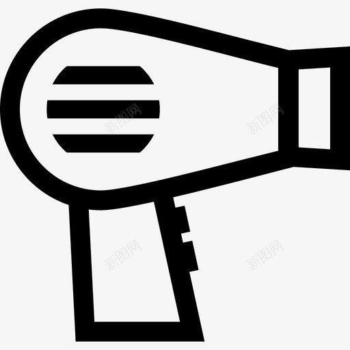 吹风机酒店简介图标svg_新图网 https://ixintu.com 吹风机 酒店简介