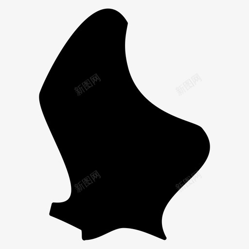 卢森堡地图欧洲国家地图填充图标svg_新图网 https://ixintu.com 卢森堡地图 欧洲国家地图填充