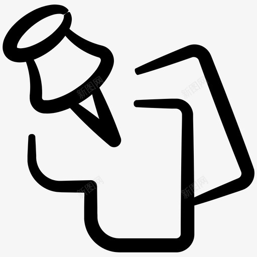 便笺墨水通讯第6卷图标svg_新图网 https://ixintu.com 便笺 墨水通讯第6卷