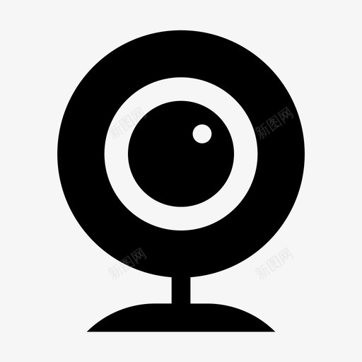 网络摄像头捕获计算机图标svg_新图网 https://ixintu.com 外围设备 捕获 网络摄像头 计算机