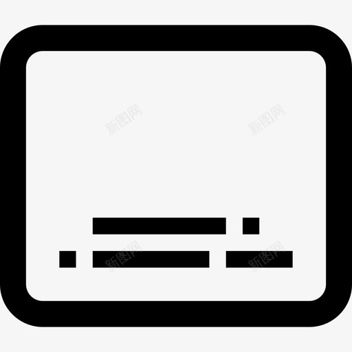 字幕标题描述图标svg_新图网 https://ixintu.com 副标题 字幕 描述 标题 粗轮廓