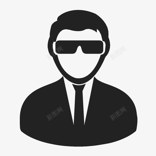 带玻璃的商人简介公司男性图标svg_新图网 https://ixintu.com 公司 带玻璃的商人简介 男性