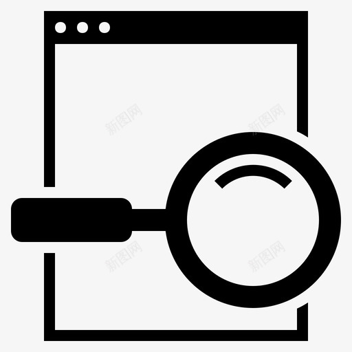 搜索引擎查找谷歌搜索图标svg_新图网 https://ixintu.com 在线搜索 搜索引擎 查找 谷歌搜索