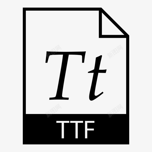 字体文件类型truetype字体图标svg_新图网 https://ixintu.com truetype字体 ttf web字体 字体 文件类型 文档格式