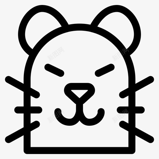 猫动物化者图标svg_新图网 https://ixintu.com 动物化者 猫