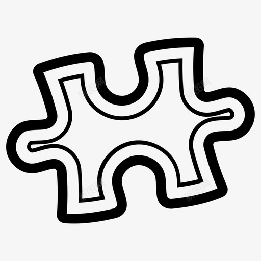 拼图块业务解决方案游戏图标svg_新图网 https://ixintu.com 业务解决方案 大纲业务图标集5 战略 拼图块 游戏