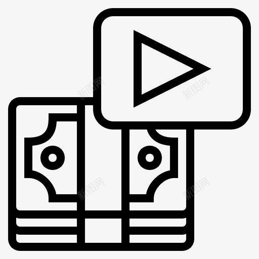 视频营销营销视频在线视频图标svg_新图网 https://ixintu.com 在线视频 在线视频营销 营销视频 视频营销
