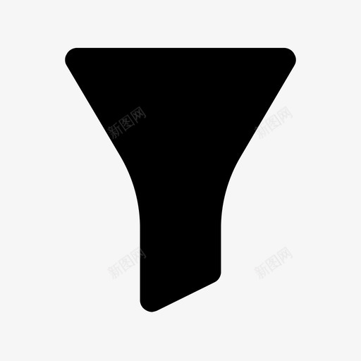 过滤器漏斗工具图标svg_新图网 https://ixintu.com 工具 漏斗 过滤器