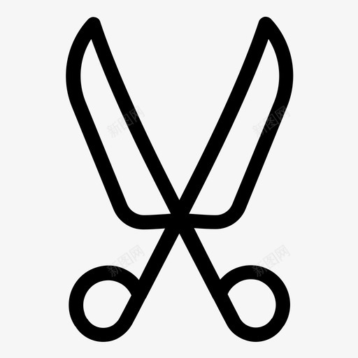 剪刀医用手术图标svg_新图网 https://ixintu.com 切片 剪刀 医用 工具 手术 滴状图标集