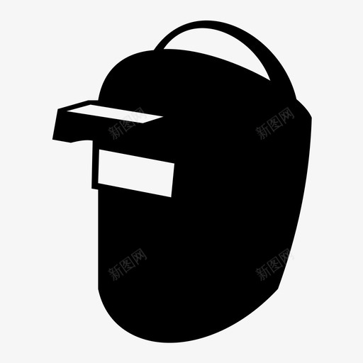 电焊帽头盔保护器防护眼镜图标svg_新图网 https://ixintu.com 头盔保护器 电焊工人 电焊帽 防护眼镜
