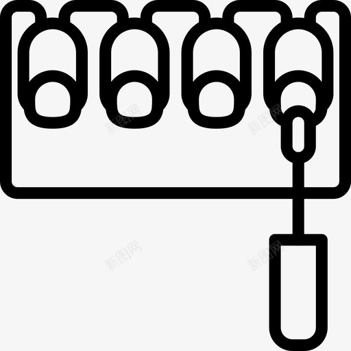 指甲画美容化妆品图标svg_新图网 https://ixintu.com 化妆品 指甲护理 指甲画 美容 美容大纲