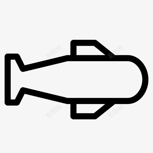 潜艇船水下图标svg_新图网 https://ixintu.com 战争 武器 水下 潜艇 船 运输媒介