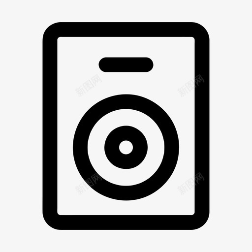 扬声器功能家庭影院图标svg_新图网 https://ixintu.com 功能 家庭影院 扬声器 音乐系统 音箱