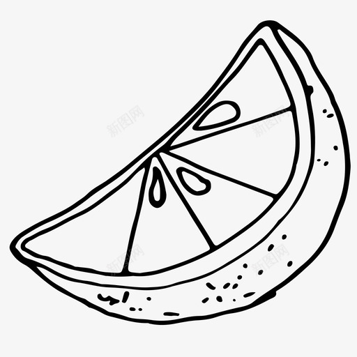 柠檬新鲜水果图标svg_新图网 https://ixintu.com 健康 健康食品 新鲜 柠檬 植物 水果