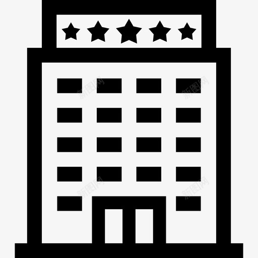 酒店等级五星级酒店概要图标svg_新图网 https://ixintu.com 五星级 酒店概要 酒店等级