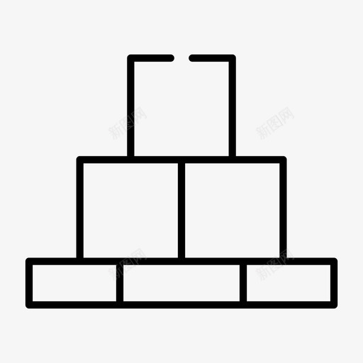 货物箱运图标svg_新图网 https://ixintu.com 包 箱 货物 运 运物流缺口小