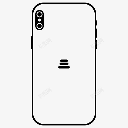 手机背面背面手机手机图标svg_新图网 https://ixintu.com iphone背面 手机 手机背面 智能手机 背面手机