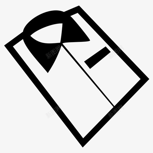 衬衫衣服衣领图标svg_新图网 https://ixintu.com 衣服 衣领 衬衫