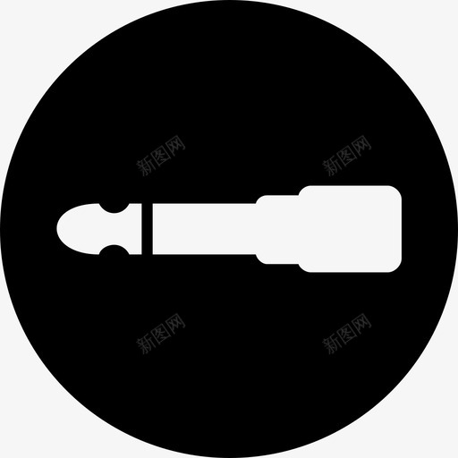迷你插孔音频连接图标svg_新图网 https://ixintu.com 关闭打开 声音 工具 待机 插头 电源 能量 连接 迷你插孔 音频