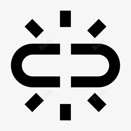 断开链接坏链接断开的url图标svg_新图网 https://ixintu.com 坏链接 实用程序 断开的url 断开链接 死链接
